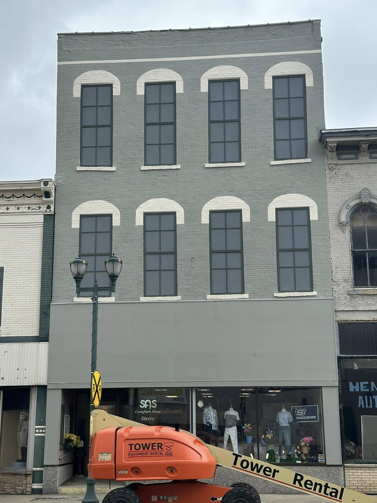 House exterior after painting, clean and refreshed.